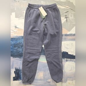 $398MENS JOHN ELLIOTT CROSS THERMAL SWEATPANTS WASHED CADET BLUE MADE IN USA MED